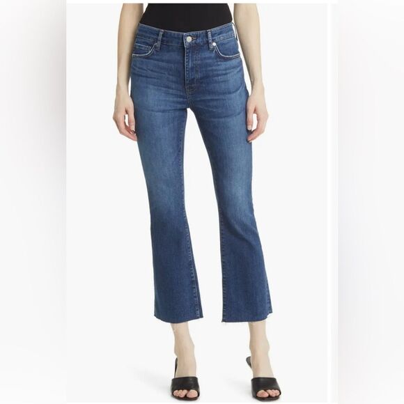 AG Farrah Raw Hem Boot Crop Jeans Size 29 High Rise 27” inseam - Picture 1 of 13